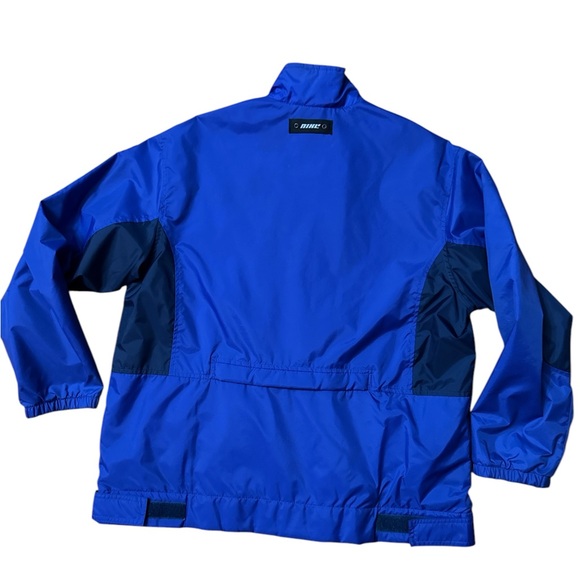 Y2K Nike Boys‎ Youth Lightweight Jacket Size XL 18-20 Nike Swoosh Blue Spellout - Picture 6 of 10